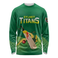Custom Sylhet Cricket Titans Long Sleeve Shirt Rise Of Titans - Wonder Print Shop