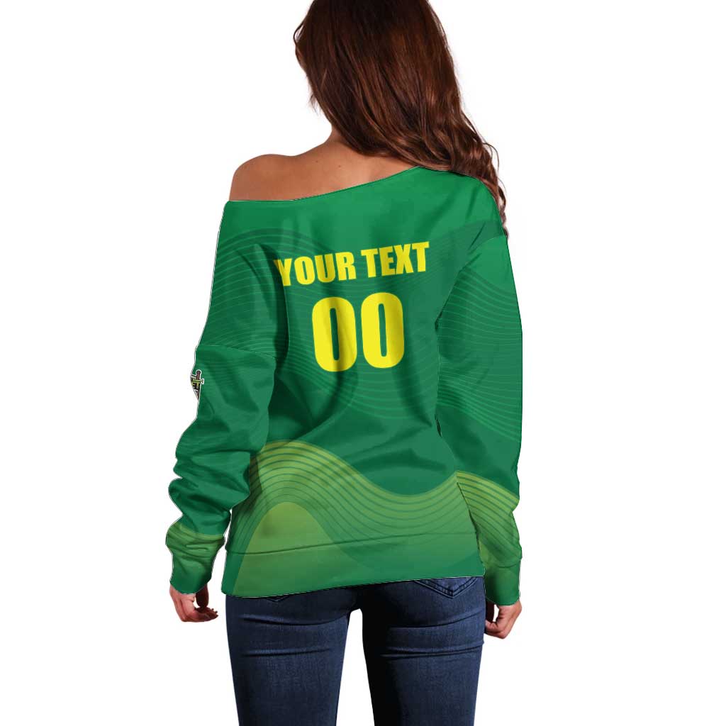 Custom Sylhet Cricket Titans Off Shoulder Sweater Rise Of Titans - Wonder Print Shop