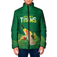 Custom Sylhet Cricket Titans Padded Jacket Rise Of Titans - Wonder Print Shop