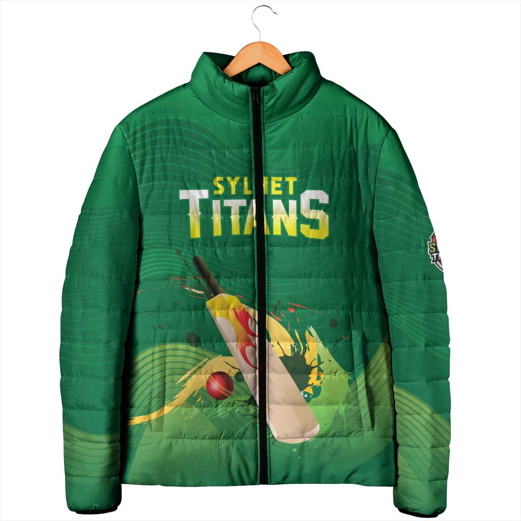 Custom Sylhet Cricket Titans Padded Jacket Rise Of Titans - Wonder Print Shop