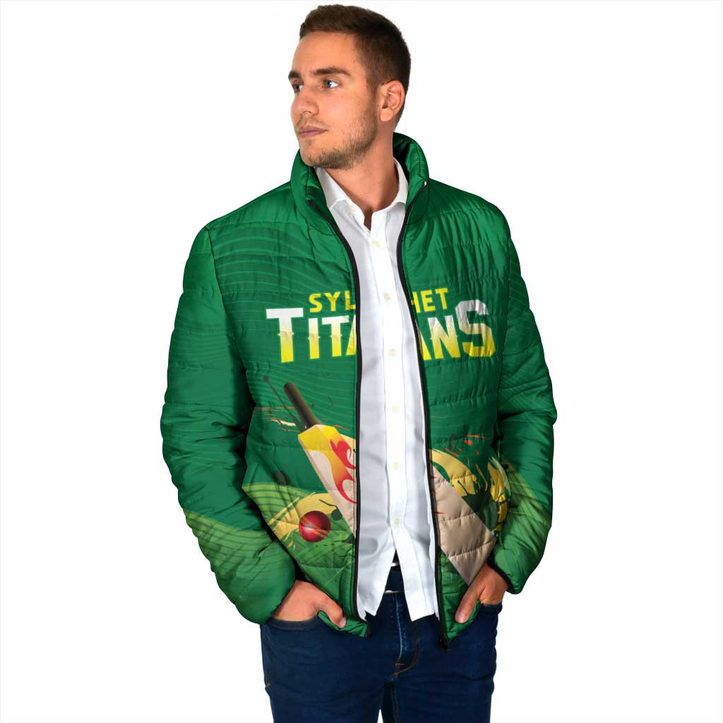 Custom Sylhet Cricket Titans Padded Jacket Rise Of Titans - Wonder Print Shop