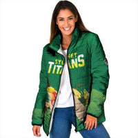 Custom Sylhet Cricket Titans Padded Jacket Rise Of Titans - Wonder Print Shop
