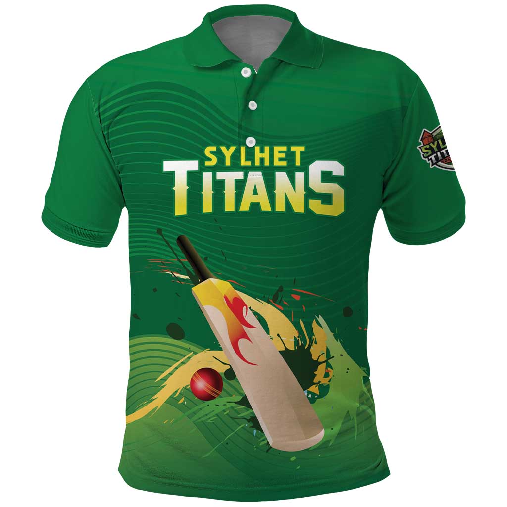 Custom Sylhet Cricket Titans Polo Shirt Rise Of Titans - Wonder Print Shop
