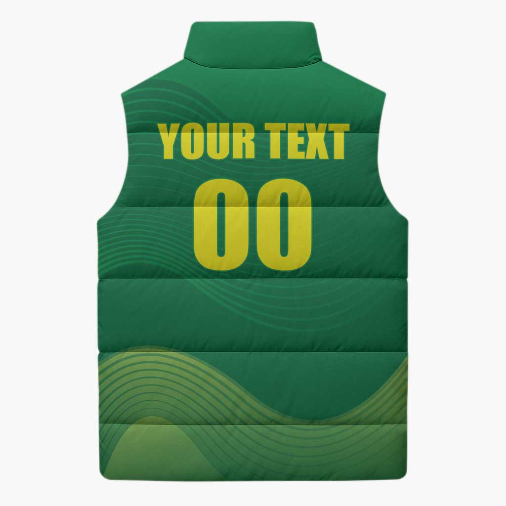 Custom Sylhet Cricket Titans Sleeveless Puffer Jacket Rise Of Titans - Wonder Print Shop