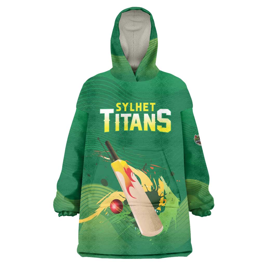 Custom Sylhet Cricket Titans Wearable Blanket Hoodie Rise Of Titans - Wonder Print Shop