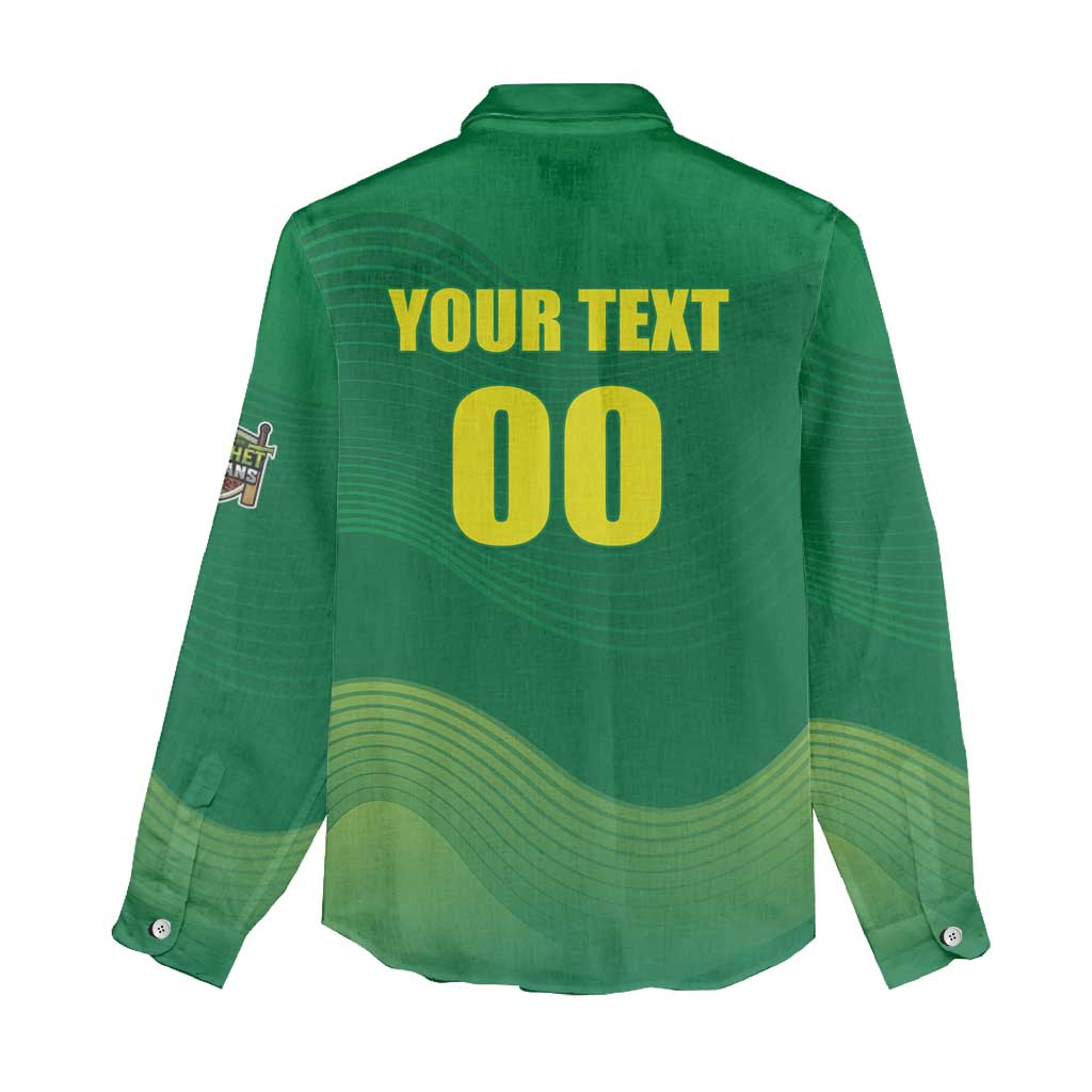 Custom Sylhet Cricket Titans Women Casual Shirt Rise Of Titans - Wonder Print Shop