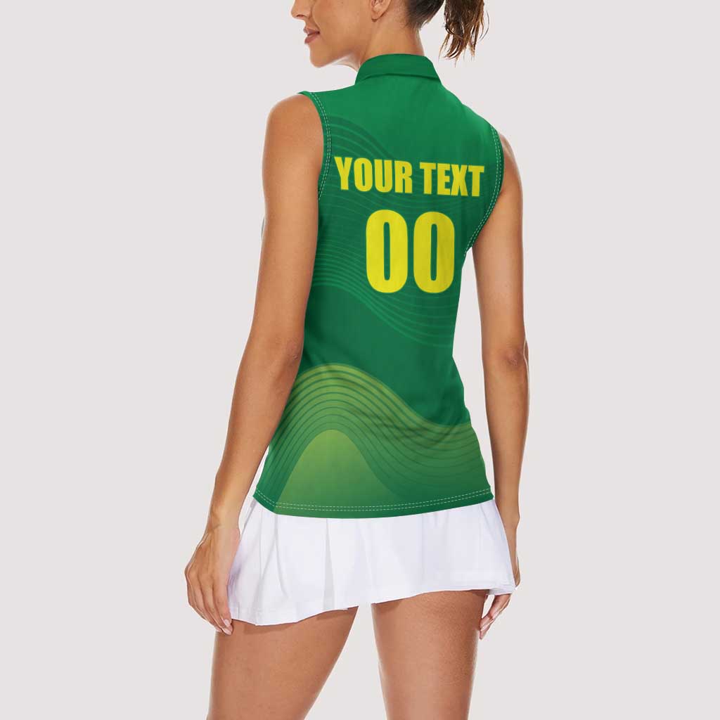 Custom Sylhet Cricket Titans Women Sleeveless Polo Shirt Rise Of Titans - Wonder Print Shop