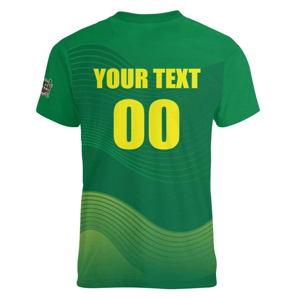 Custom Sylhet Cricket Titans Women V-Neck T-Shirt Rise Of Titans - Wonder Print Shop