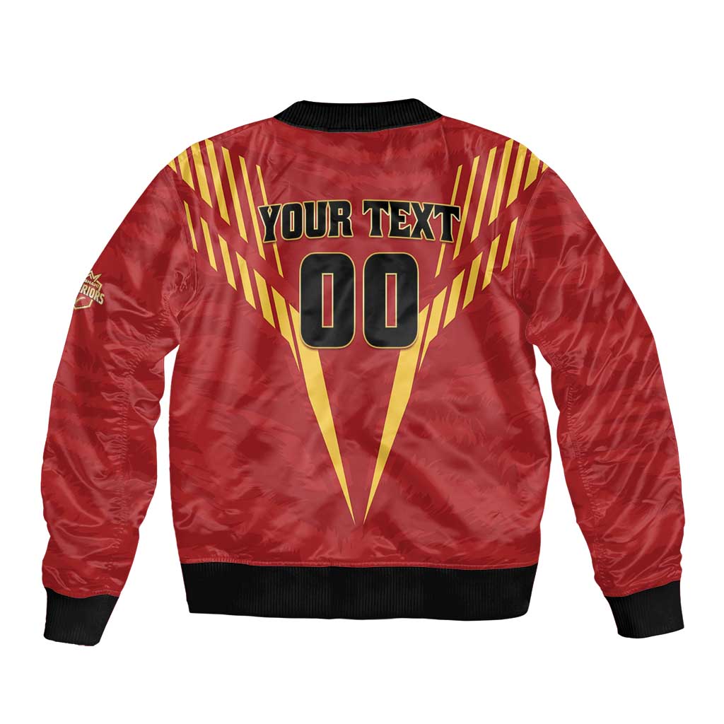 Custom Rajshahi Cricket Warriors Bomber Jacket Keep Shining - Wonder Print Shop
