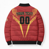 Custom Rajshahi Cricket Warriors Bomber Puffer Jacket Keep Shining - Wonder Print Shop