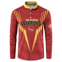 Custom Rajshahi Cricket Warriors Button Sweatshirt Keep Shining - Wonder Print Shop