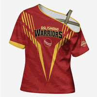 Custom Rajshahi Cricket Warriors Cross Shoulder Shirt Keep Shining - Wonder Print Shop
