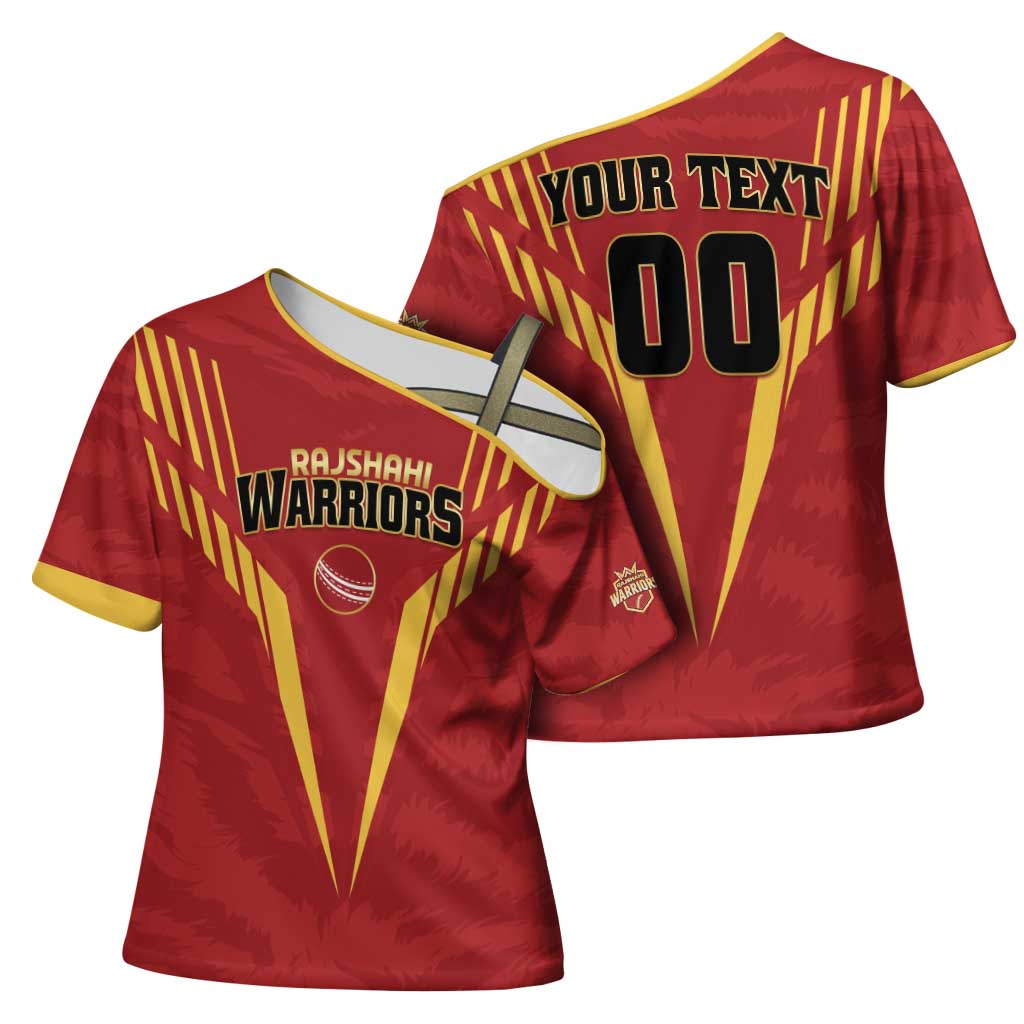 Custom Rajshahi Cricket Warriors Cross Shoulder Shirt Keep Shining - Wonder Print Shop