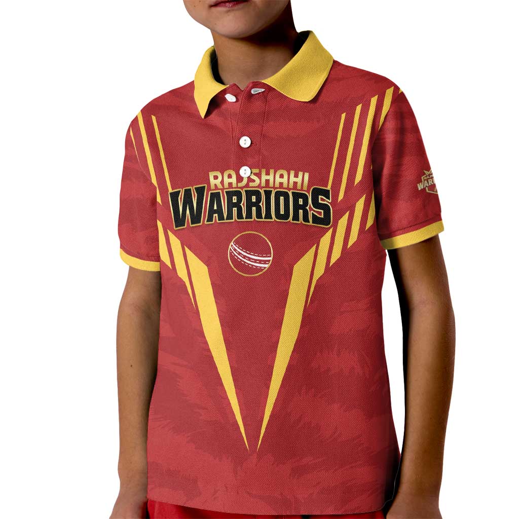 Custom Rajshahi Cricket Warriors Kid Polo Shirt Keep Shining - Wonder Print Shop