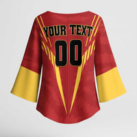 Custom Rajshahi Cricket Warriors Kimono Sleeve Blouse Keep Shining - Wonder Print Shop