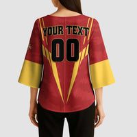 Custom Rajshahi Cricket Warriors Kimono Sleeve Blouse Keep Shining - Wonder Print Shop