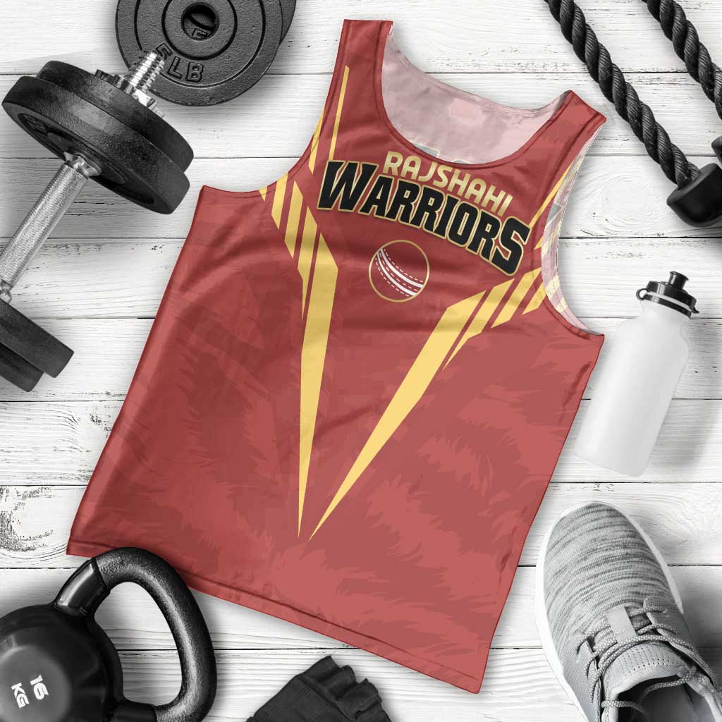 Custom Rajshahi Cricket Warriors Men Tank Top Keep Shining - Wonder Print Shop