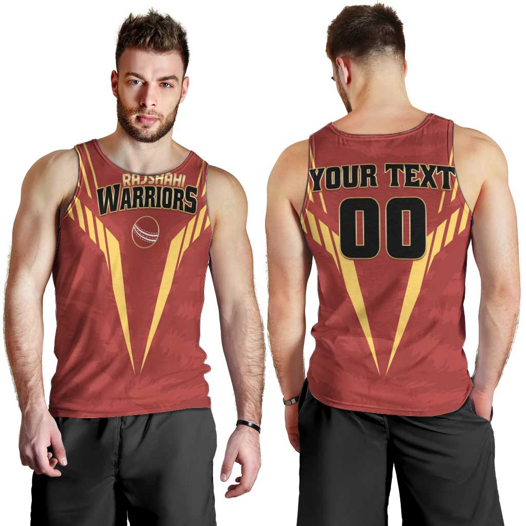 Custom Rajshahi Cricket Warriors Men Tank Top Keep Shining - Wonder Print Shop