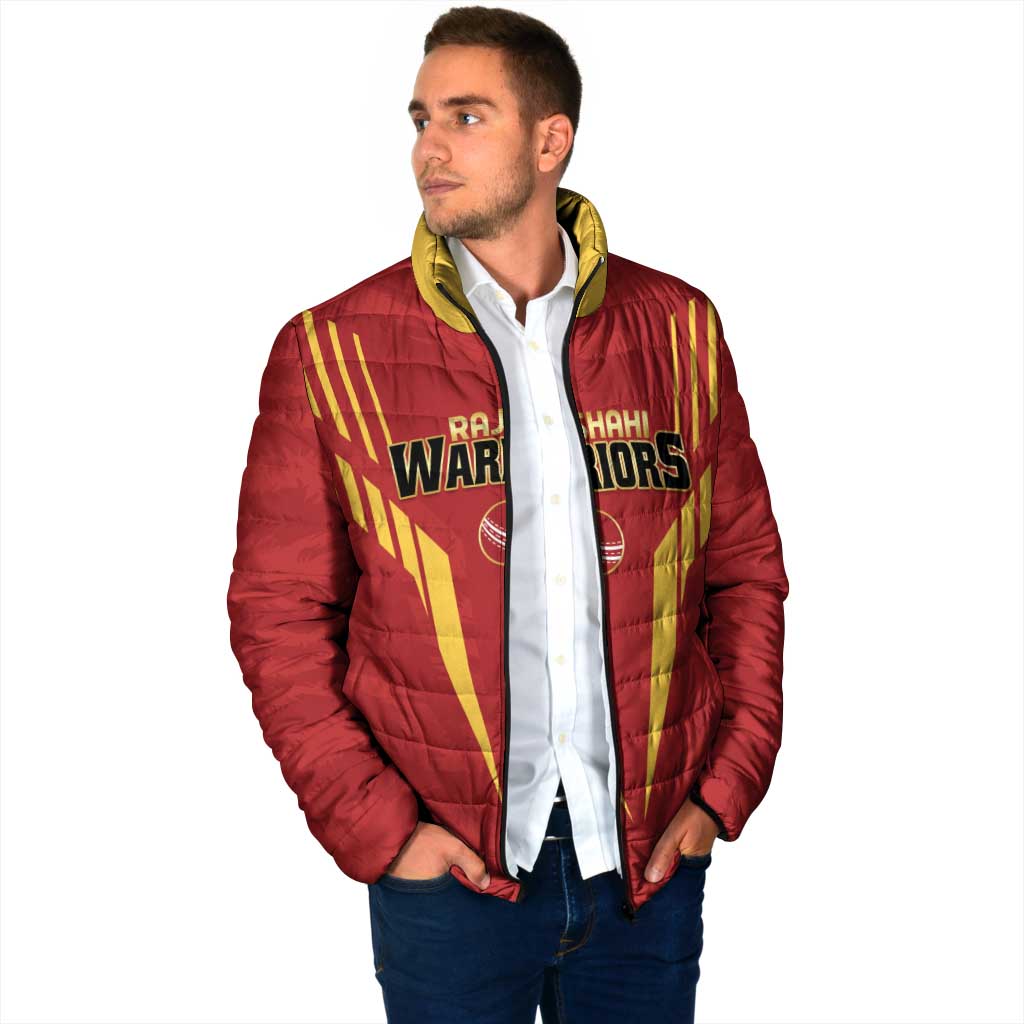 Custom Rajshahi Cricket Warriors Padded Jacket Keep Shining - Wonder Print Shop