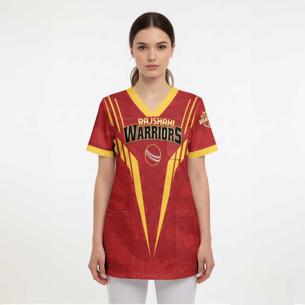 Custom Rajshahi Cricket Warriors Scrub Top Keep Shining - Wonder Print Shop
