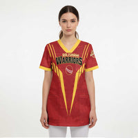 Custom Rajshahi Cricket Warriors Scrub Top Keep Shining - Wonder Print Shop