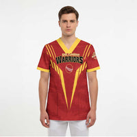 Custom Rajshahi Cricket Warriors Scrub Top Keep Shining - Wonder Print Shop