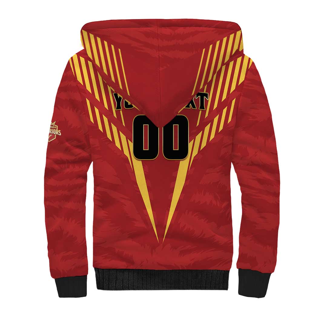 Custom Rajshahi Cricket Warriors Sherpa Hoodie Keep Shining - Wonder Print Shop