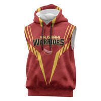 Custom Rajshahi Cricket Warriors Sleeveless Hoodie Keep Shining - Wonder Print Shop