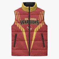 Custom Rajshahi Cricket Warriors Sleeveless Puffer Jacket Keep Shining - Wonder Print Shop