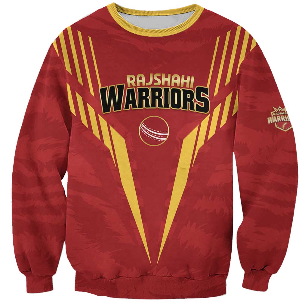 Custom Rajshahi Cricket Warriors Sweatshirt Keep Shining - Wonder Print Shop