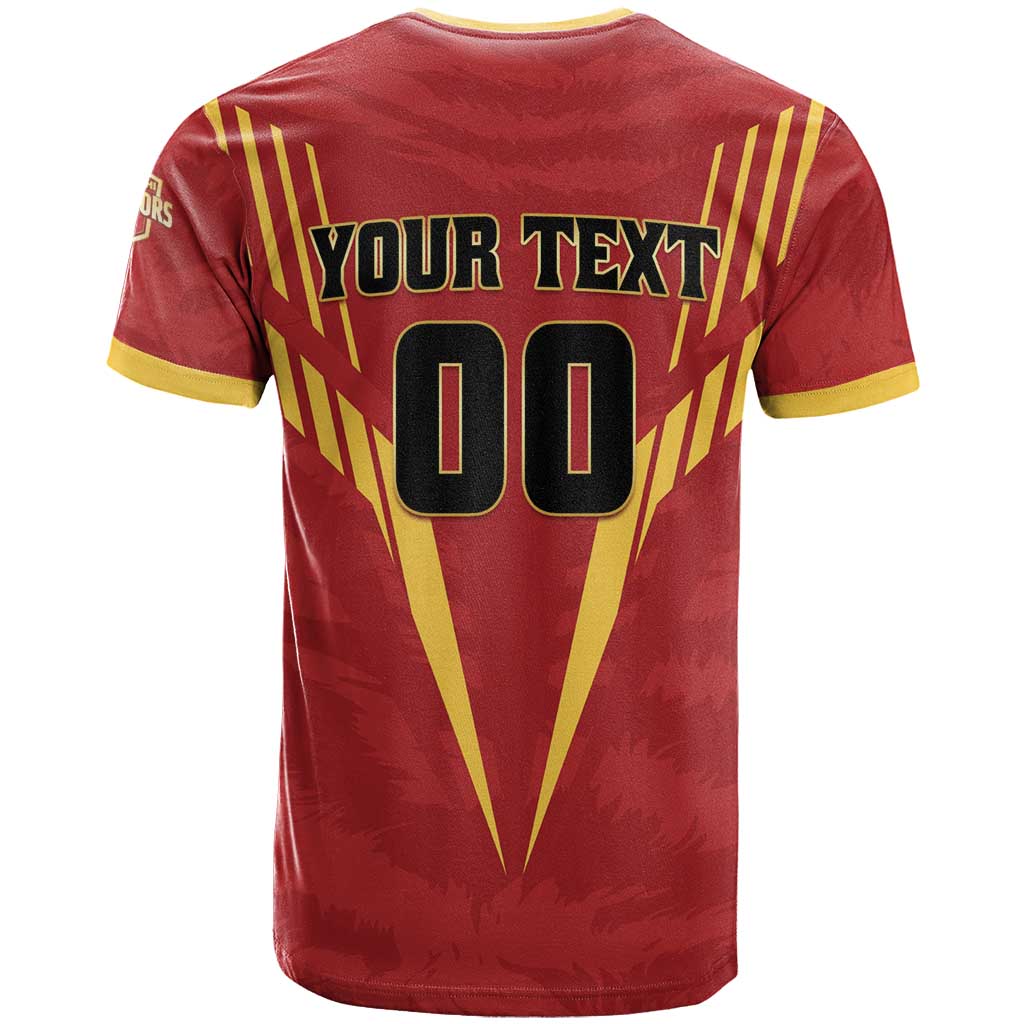 Custom Rajshahi Cricket Warriors T Shirt Keep Shining - Wonder Print Shop