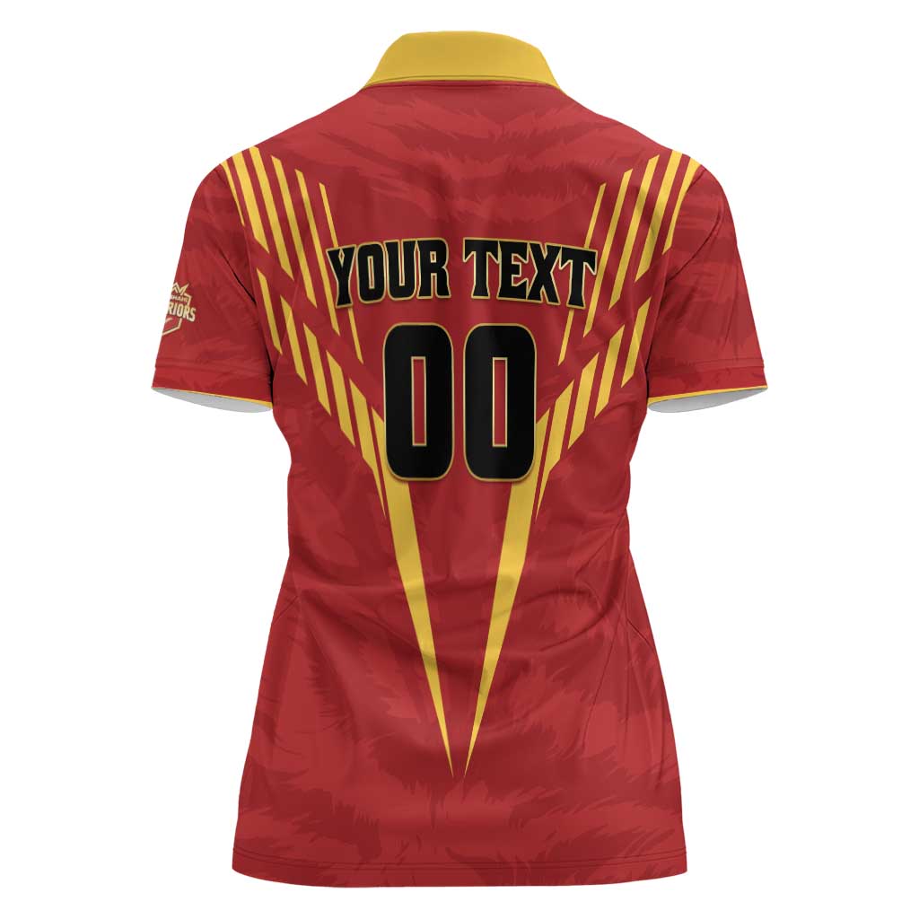 Custom Rajshahi Cricket Warriors Women Polo Shirt Keep Shining - Wonder Print Shop