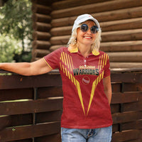 Custom Rajshahi Cricket Warriors Women Polo Shirt Keep Shining - Wonder Print Shop