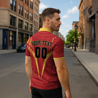 Custom Rajshahi Cricket Warriors Zipper Polo Shirt Keep Shining - Wonder Print Shop