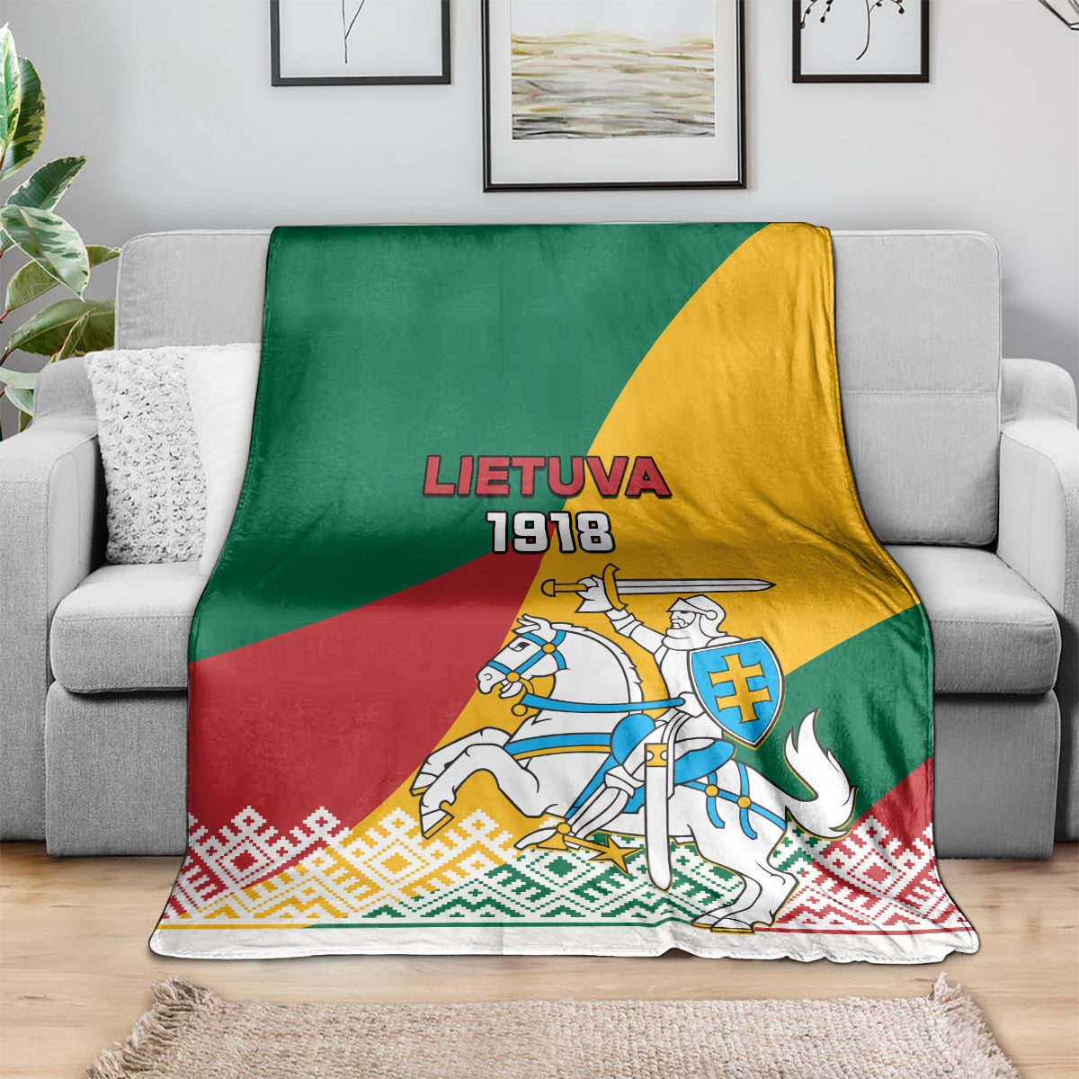 lithuania-independence-day-personalized-blanket-lietuva-vytis-106th-anniversary