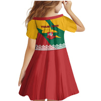 Lithuania Independence Day Personalized Family Matching Mermaid Dress and Hawaiian Shirt Lietuva Vytis 106th Anniversary - Wonder Print Shop