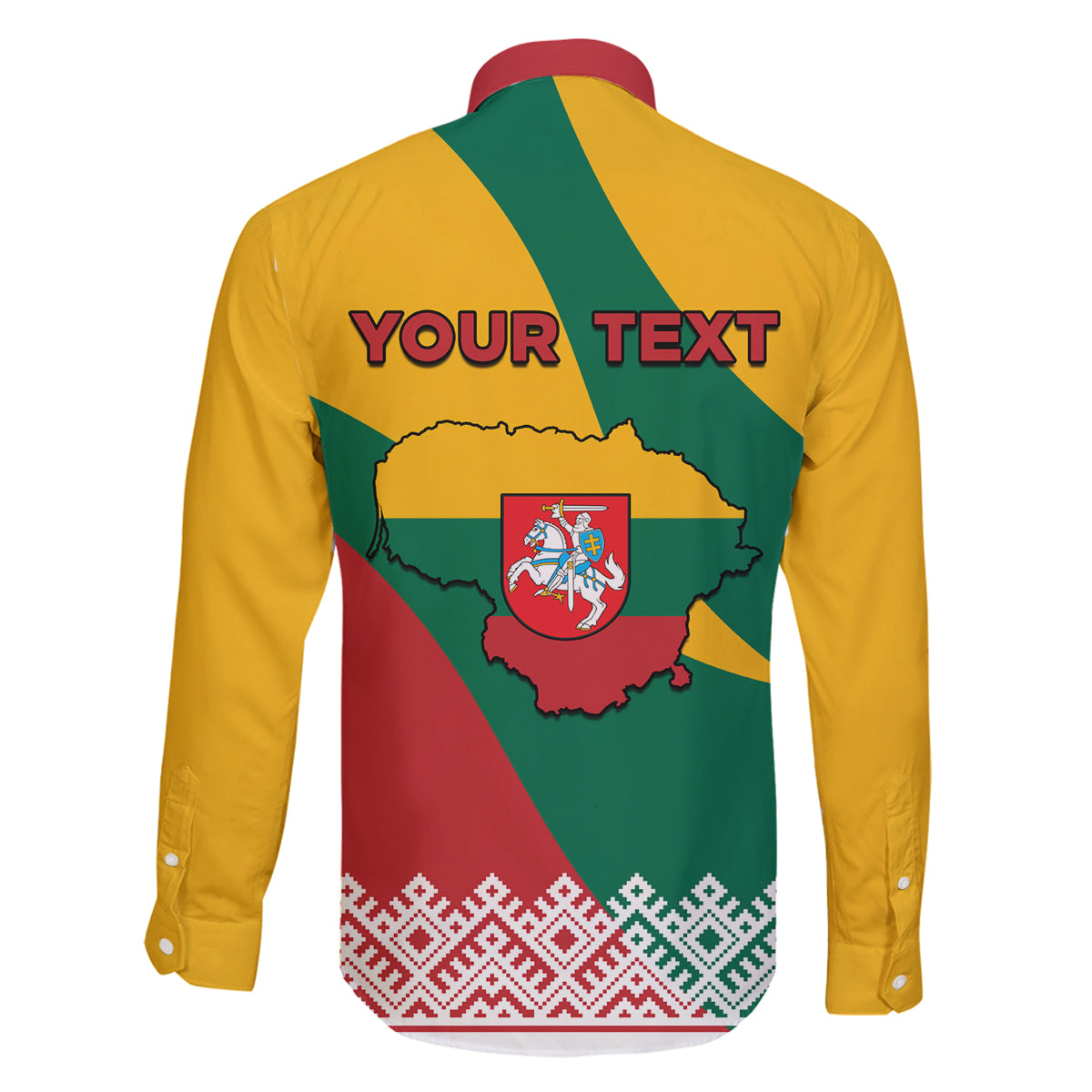 Lithuania Independence Day Personalized Family Matching Puletasi and Hawaiian Shirt Lietuva Vytis 106th Anniversary - Wonder Print Shop