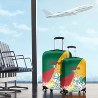 Lithuania Independence Day Personalized Luggage Cover Lietuva Vytis 106th Anniversary - Wonder Print Shop