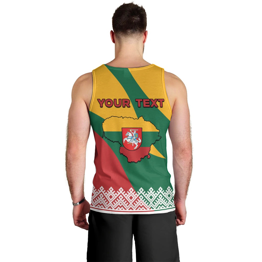 Lithuania Independence Day Personalized Men Tank Top Lietuva Vytis 106th Anniversary - Wonder Print Shop
