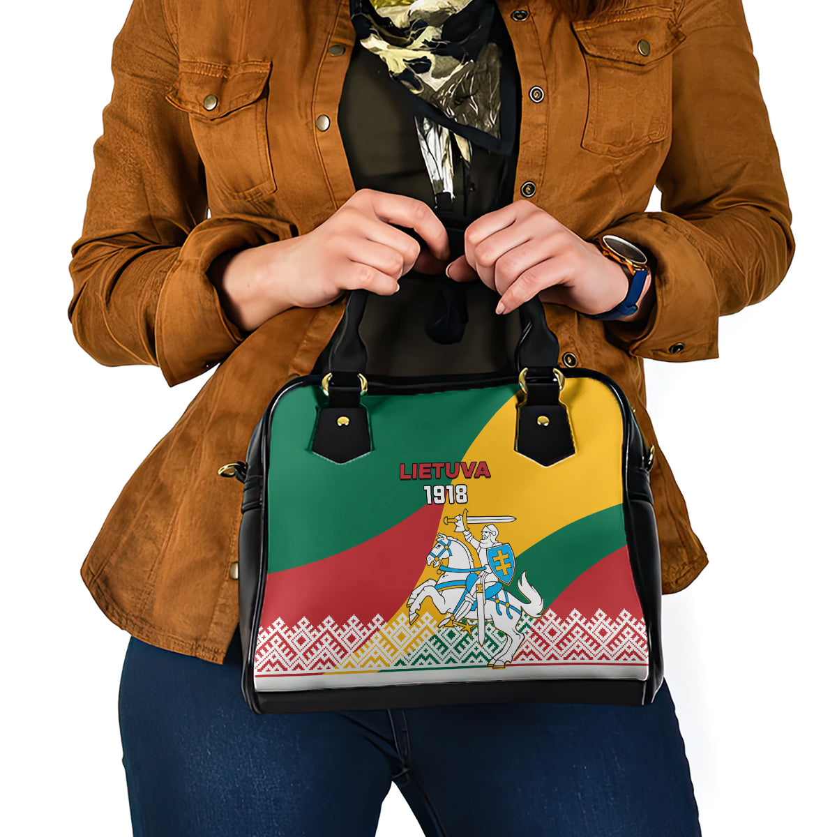 lithuania-independence-day-personalized-shoulder-handbag-lietuva-vytis-106th-anniversary