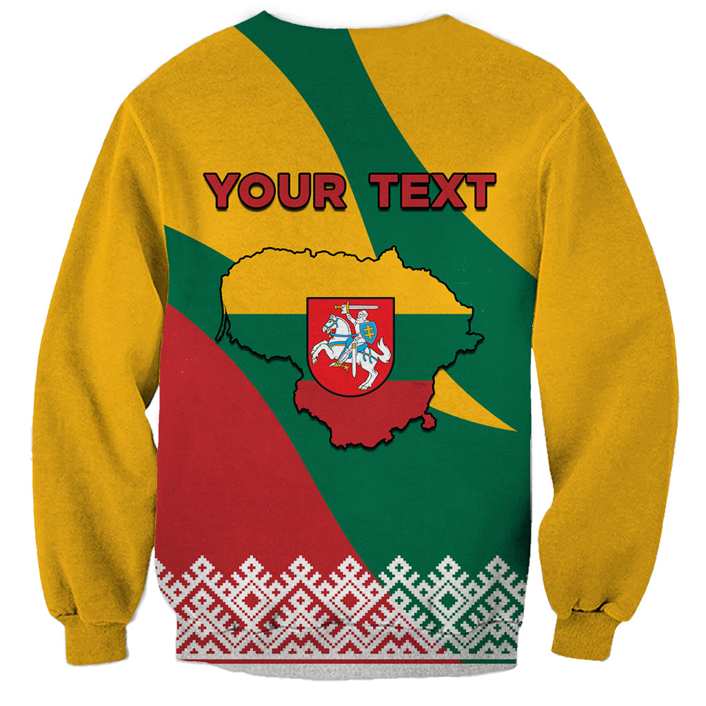 Lithuania Independence Day Personalized Sweatshirt Lietuva Vytis 106th Anniversary - Wonder Print Shop