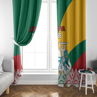 Lithuania Independence Day Personalized Window Curtain Lietuva Vytis 106th Anniversary - Wonder Print Shop