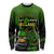 Leprechaun Hat Gold Coins St Patricks Day Personalized Long Sleeve Shirt With Irish Celtic Shamrock - Wonder Print Shop