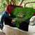 Leprechaun Hat Gold Coins St Patricks Day Personalized Quilt With Irish Celtic Shamrock - Wonder Print Shop