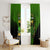 Leprechaun Hat Gold Coins St Patricks Day Personalized Window Curtain With Irish Celtic Shamrock - Wonder Print Shop