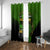 Leprechaun Hat Gold Coins St Patricks Day Personalized Window Curtain With Irish Celtic Shamrock - Wonder Print Shop