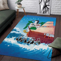 Saba Area Rug Sailboat Remis Velisque - Wonder Print Shop