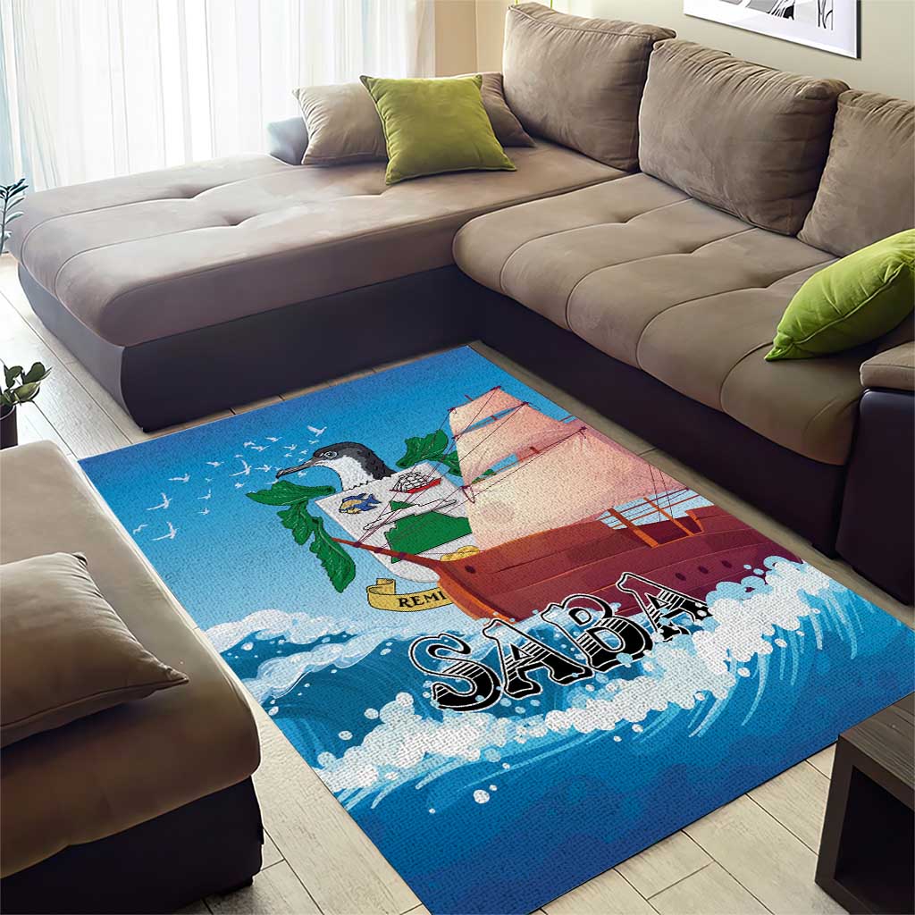 Saba Area Rug Sailboat Remis Velisque - Wonder Print Shop