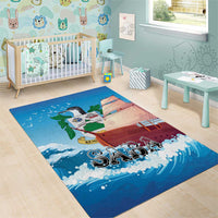 Saba Area Rug Sailboat Remis Velisque - Wonder Print Shop