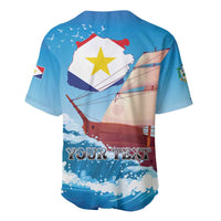 Personalized Saba Baseball Jersey Sailboat Remis Velisque - Wonder Print Shop